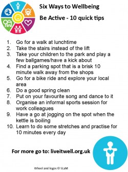 Be Active 10 Tips